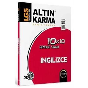 Altınkarma LGS 8. Sınıf  İngilizce  10x10 Branş Deneme