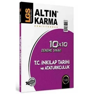 Altınkarma LGS 8. Sınıf  T.C. İnkilap Tarihi ve Atatürkçülük  10x10 Branş Deneme