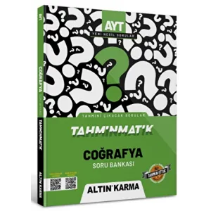 Altınkarma Tahminmatik AYT  Coğrafya  Soru Bankası