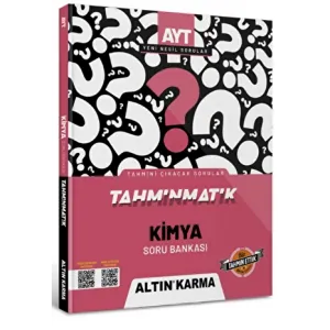 Altınkarma Tahminmatik AYT Kimya Soru Bankası