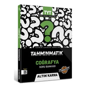 Altınkarma Tahminmatik TYT Coğrafya Soru Bankası
