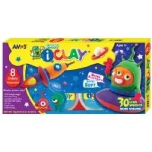 Amos Proje Hamuru-ı Clay 18gr*8 Ic8p