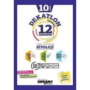 Ankara Yayıncılık 10. Sınıf Biyoloji Dekatlon 12 Deneme