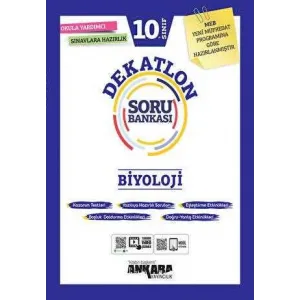 Ankara Yayıncılık 10. Sınıf Biyoloji Dekatlon Soru Bankası