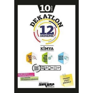 Ankara Yayıncılık 10. Sınıf Kimya Dekatlon 12 Deneme