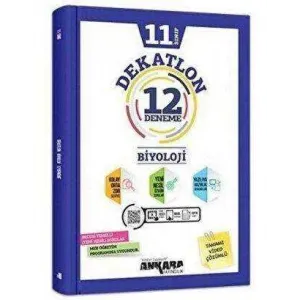 Ankara Yayıncılık 11. Sınıf Biyoloji Dekatlon 12 Deneme
