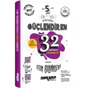 Ankara Yayıncılık 5. Sınıf Fen Bilimleri Güçlendiren 32 Haftalık Denemeleri