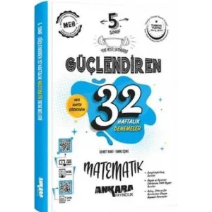 Ankara Yayıncılık 5. Sınıf Matematik Güçlendiren 32 Haftalık Denemeleri