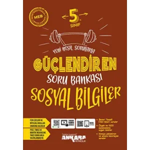 Ankara Yayıncılık 5. Sınıf Sosyal Bilgiler Güçlendiren Soru Bankası