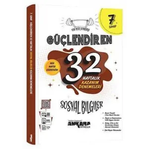 Ankara Yayıncılık 7. Sınıf Güçlendiren Sosyal Bilgiler Soru Bankası