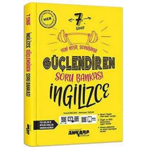 Ankara Yayıncılık 7. Sınıf İngilizce Güçlendiren Soru Bankası Video Çözümlü