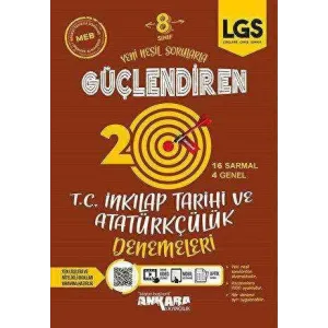 Ankara Yayıncılık 8. Sınıf T.C. İnkılap Tarihi ve Atatürkçülük Güçlendiren Denemeleri