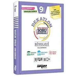 Ankara Yayıncılık 9. Sınıf Dekatlon Biyoloji Konu Özetli Soru Bankası