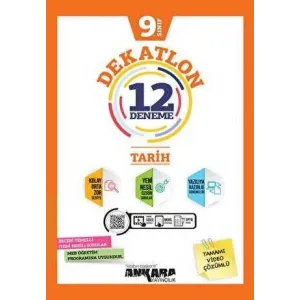 Ankara Yayıncılık 9. Sınıf Tarih Dekatlon 12 Deneme
