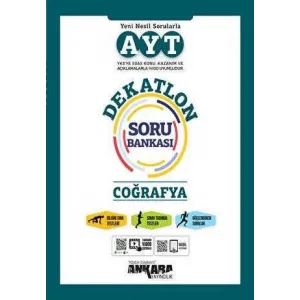 Ankara Yayıncılık AYT Coğrafya Dekatlon Soru Bankası