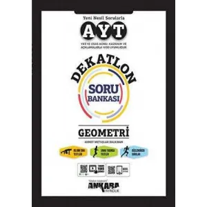 Ankara Yayıncılık AYT Geometri Dekatlon Soru Bankası