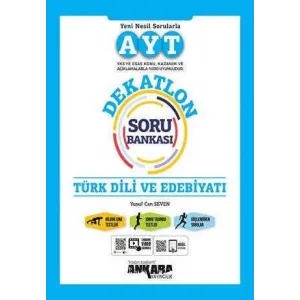 Ankara Yayıncılık AYT Türk Dili ve Edebiyatı Dekatlon Soru Bankası