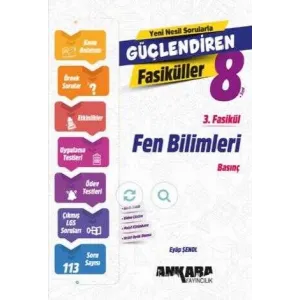 Ankara Yayıncılık Fen Bilimleri Güçlendiren 3. Fasikül