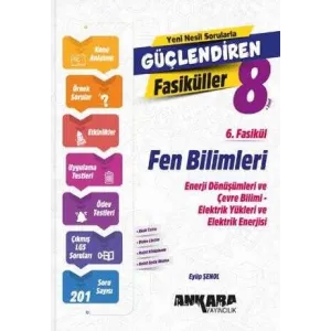 Ankara Yayıncılık Fen Bilimleri Güçlendiren 6. Fasikül
