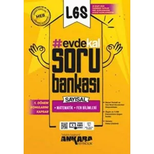 Ankara Yayıncılık LGS 1. Dönem Evde Kal Sayısal Soru Bankası