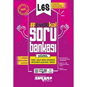 Ankara Yayıncılık LGS 1. Dönem Evde Kal Sözel Soru Bankası