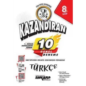 Ankara Yayıncılık LGS 1. Dönem Konularını İçeren 10 Türkçe Denemesi