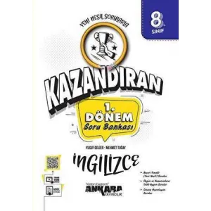 Ankara Yayıncılık LGS Kazandıran 8. Sınıf 1.Dönem İngilizce Soru Bankası