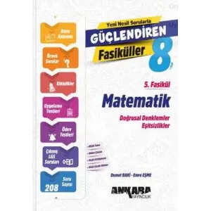 Ankara Yayıncılık Matematik Güçlendiren 5. Fasikül