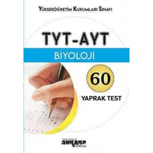 Ankara Yayıncılık TYT - AYT Biyoloji Yaprak Test