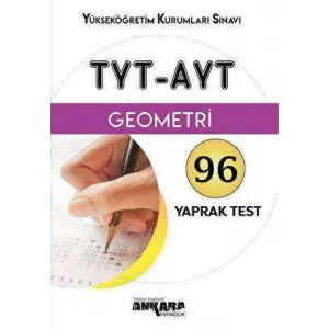 Ankara Yayıncılık TYT - AYT Geometri Yaprak Test
