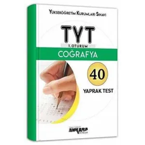 Ankara Yayıncılık TYT Coğrafya 40 Yaprak Test