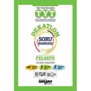 Ankara Yayıncılık TYT Felsefe Dekatlon Soru Bankası