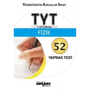 Ankara Yayıncılık TYT Fizik Yaprak Test
