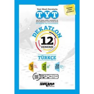Ankara Yayıncılık TYT Türkçe Dekatlon 12 Deneme