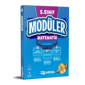 ARENA 5. SINIF MATEMATİK MODÜLER KONU ANLATIMLI ETKİNLİKLİ 7 FASİKÜL SET MATEMATİK