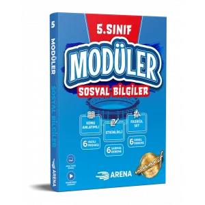 ARENA 5. SINIF SOSYAL BİLGİLER MODÜLER KONU ANLATIMLI ETKİNLİKLİ 6 FASİKÜL SET SOSYAL BİLGİLER
