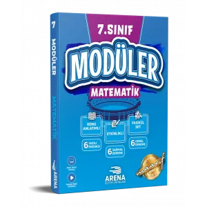ARENA 7. SINIF MATEMATİK MODÜLER KONU ANLATIMLI ETKİNLİKLİ 7 FASİKÜL SET