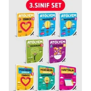 Arı Yayıncılık 3. Sınıf Atölyem Set 8 Kitap