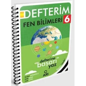 Arı Yayıncılık 6. Sınıf Fenito Fen Bilimleri Defterim