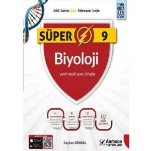 Armada Yayınları 9. Sınıf Süper Biyoloji Yeni Nesil Soru Kitabı