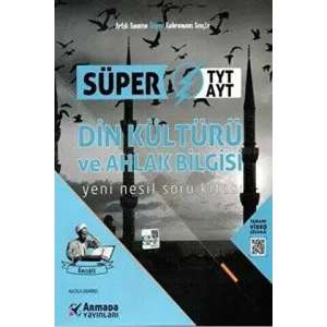 Armada Yayınları Armada YKS TYT AYT Din Kültürü ve Ahlak Bilgisi Süper Soru Kitabı Yeni Nesil