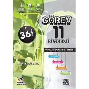 Armada Yayınları Görev 11. Sınıf Biyoloji Yeni Nesil Çalışma Föyleri