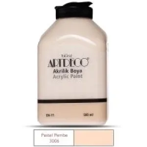 Artdeco Akrilik Boya 500 Ml Pastel Pembe Lv-y-070l-3006