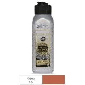 Artdeco Gold Multi-surface Metalik Akrilik Boya 140 Ml Gümüş Lv-y-g71r-502