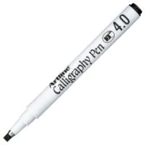 Artline Supreme Calligraphy Pen 4.0 Kaligrafi Kalemi Uç:4,0mm Siyahlv-a-epf-244black