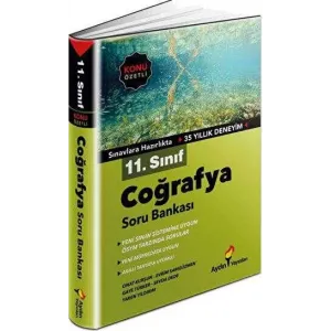 Aydın Yayınları 11. Sınıf Coğrafya Konu Özetli Soru Bankası