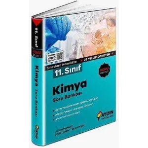Aydın Yayınları 11. Sınıf Kimya Tamamı Video Çözümlü Soru Bankası