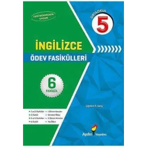 Aydın Yayınları 5. Sınıf İngilizce Ödev Fasikülleri