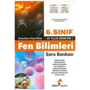 Aydın Yayınları 6. Sınıf Fen Bilimleri Soru Bankası