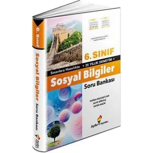 Aydın Yayınları 6. Sınıf Sosyal Bilgiler Soru Bankası